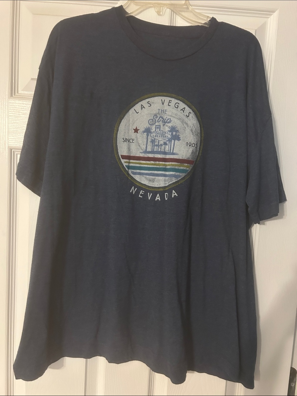 Las Vegas Nevada Graphic Tee - Navy Blue